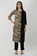 Beige Blended Kurti