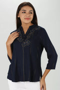 Starry Viscose Top