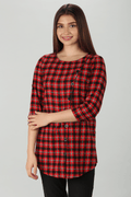 Checks Red Top