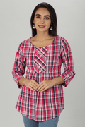Pinstripe Pink Top