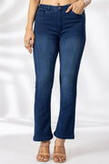 Bell Fit Solid Blue Denim Jeans