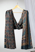 Teal Pashmina Dupatta