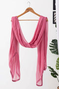 Onion Pink Chiffon Viscose Dupatta