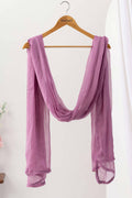 Purple Viscose Dupatta