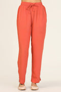 Rust Rayon Viscose Palazzo