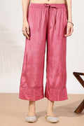 Coral Solid Shantoon Palazzo