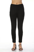 Black Solid Ankle Length SLACKS