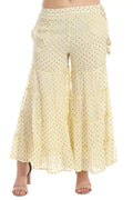 Cream Georgette Buta Ensemble Sharara