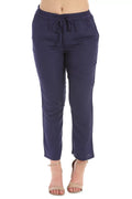 Navy Rayon Pants