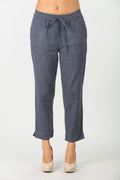 Blue Solid Palazzo (Regular fit)