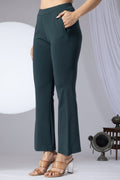 Green Tencel Roma Spandex Pant