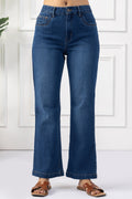 Blue Cotton Denim with Bell Bottom