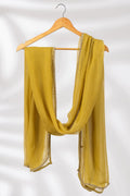 Cress Green Viscose Chiffon Dupatta