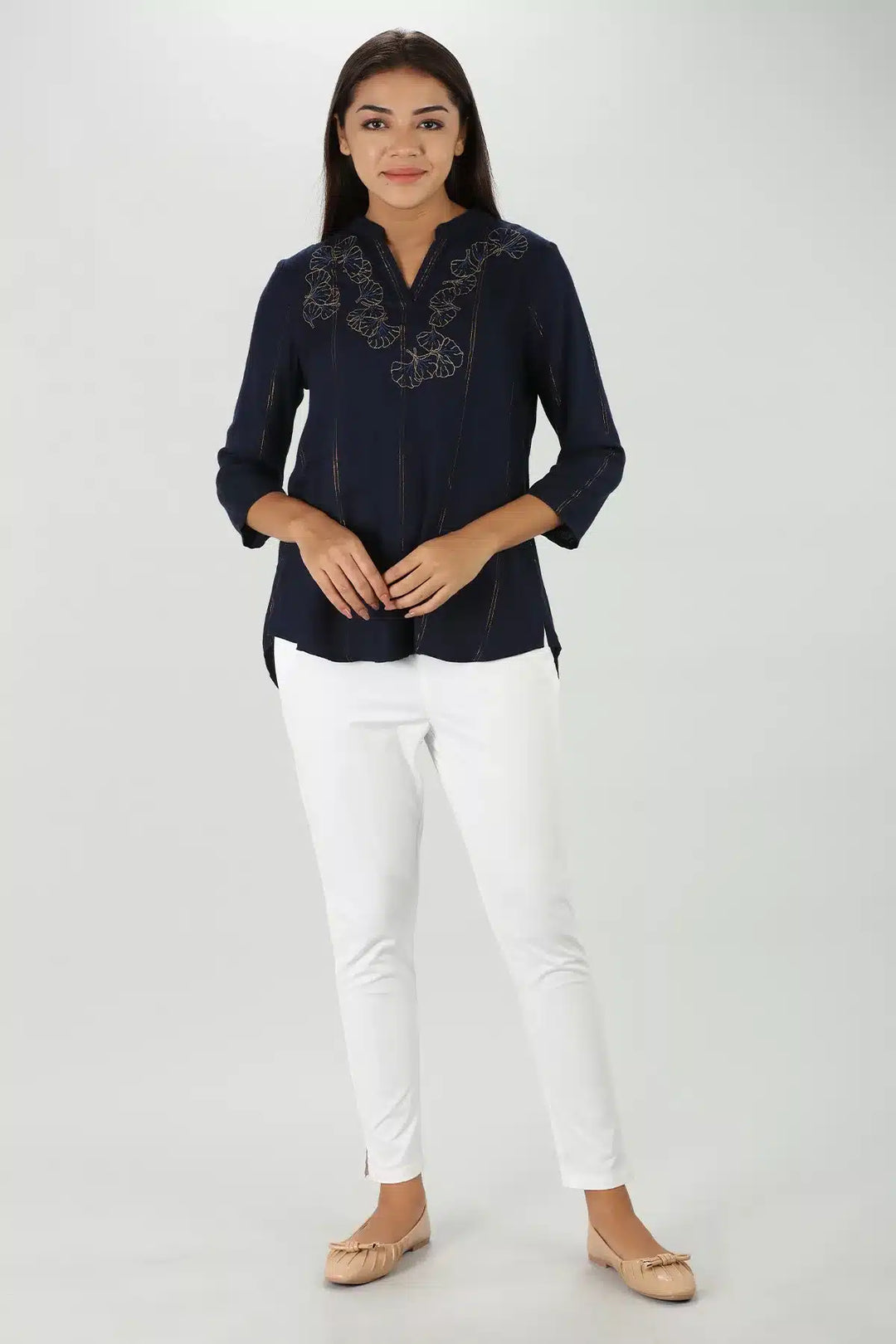 Starry Viscose Top