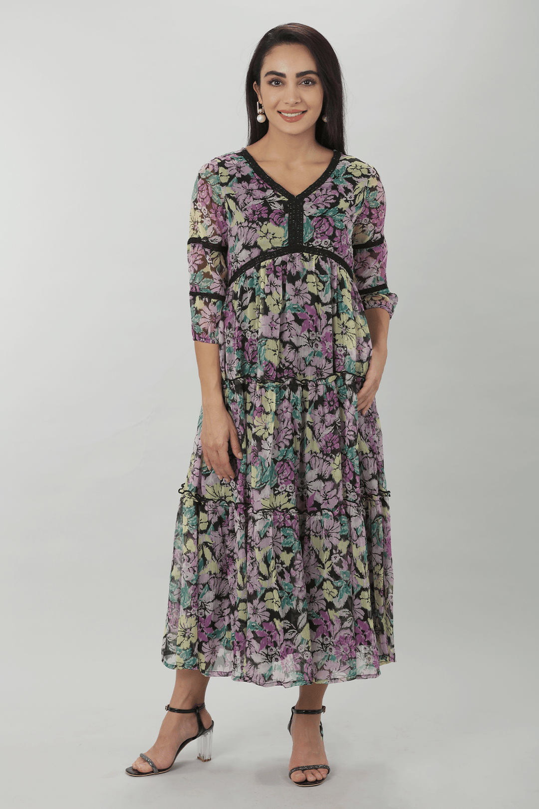Purple Haze Chiffon Dress