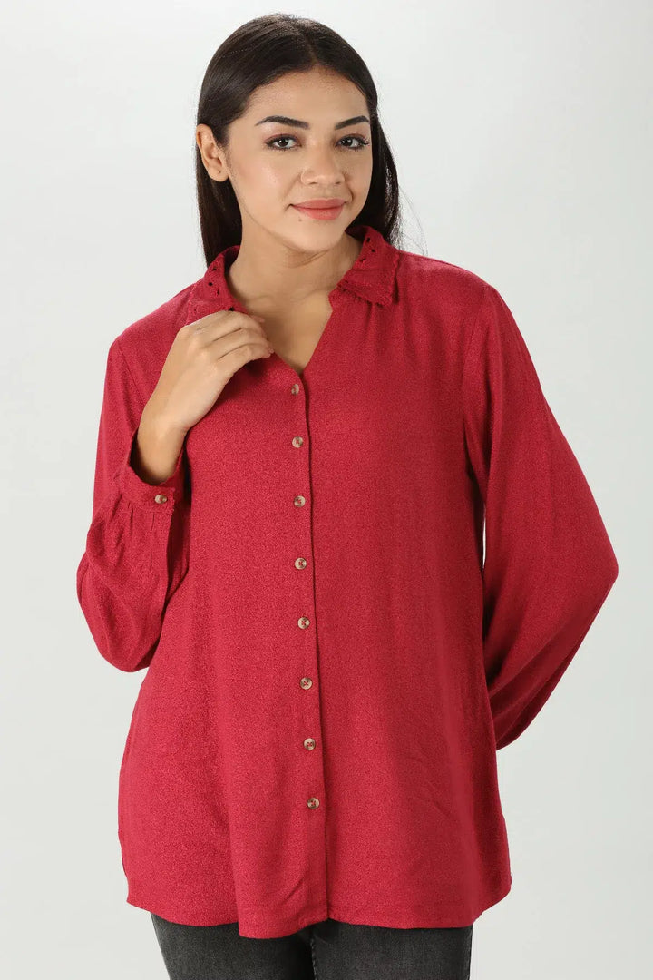 Mossy Embroidered Shirt