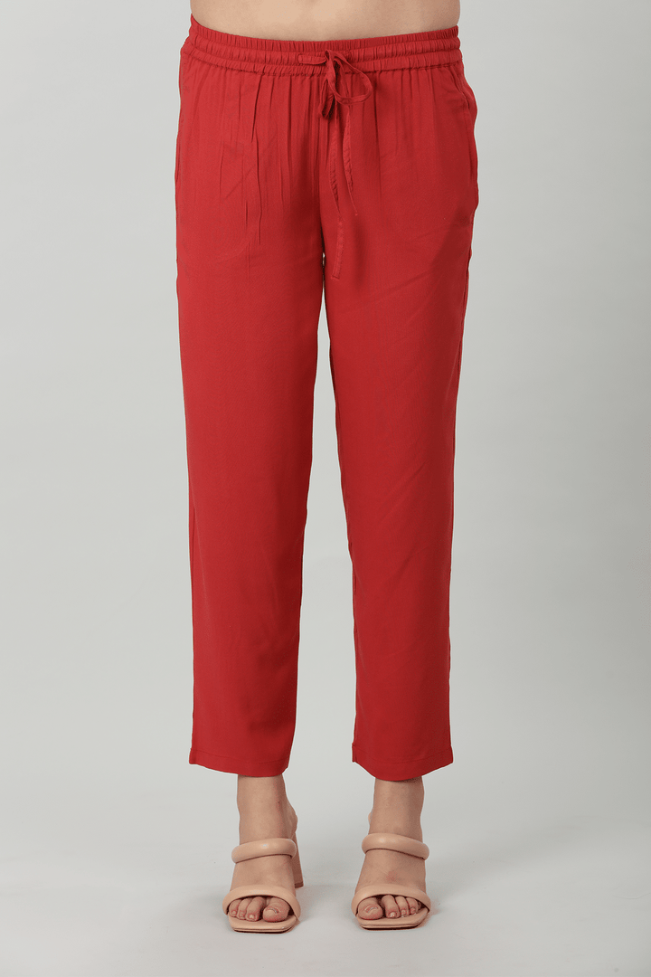 Bold Red Palazzo