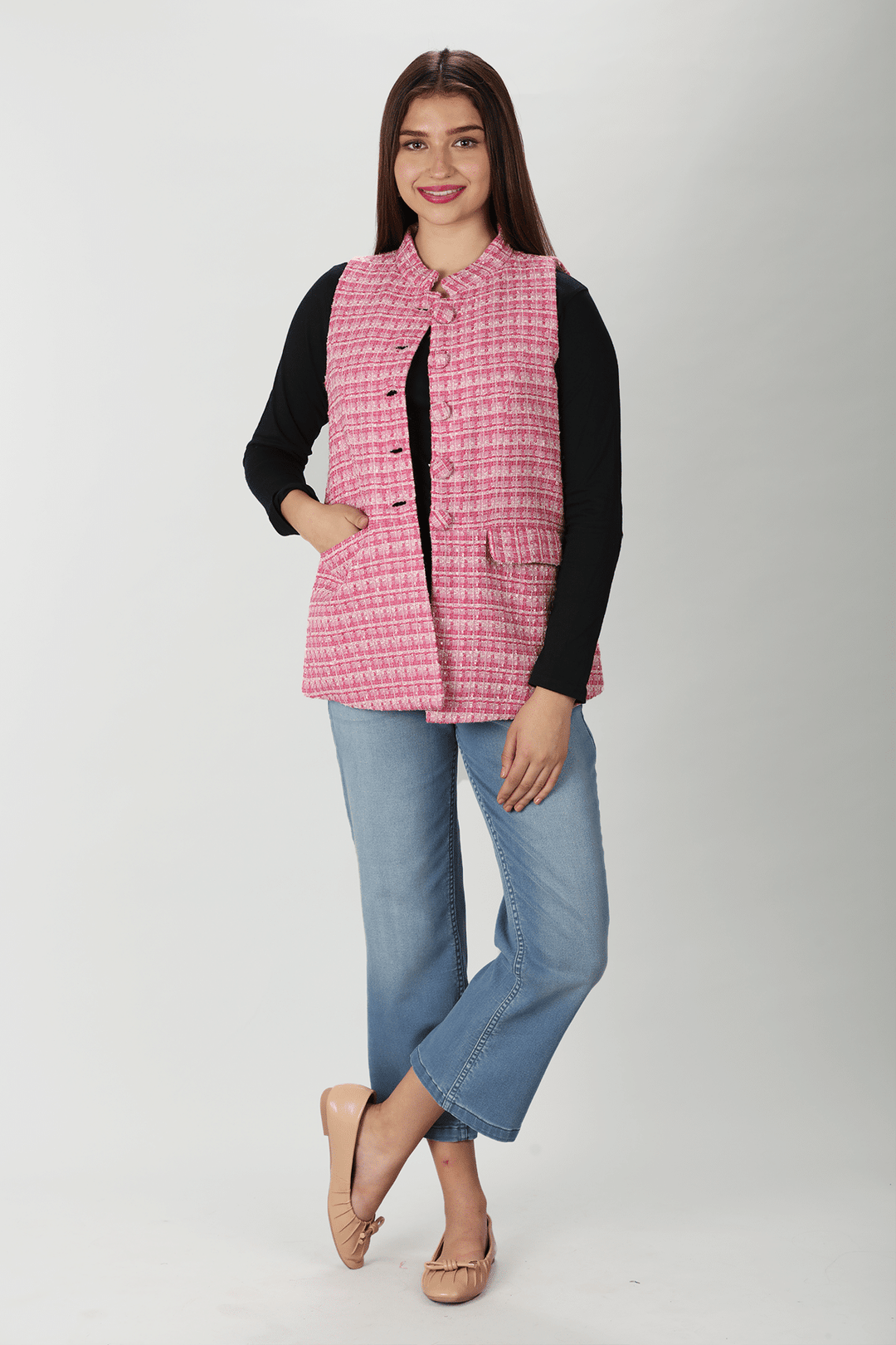 Rosette Textured Jacket