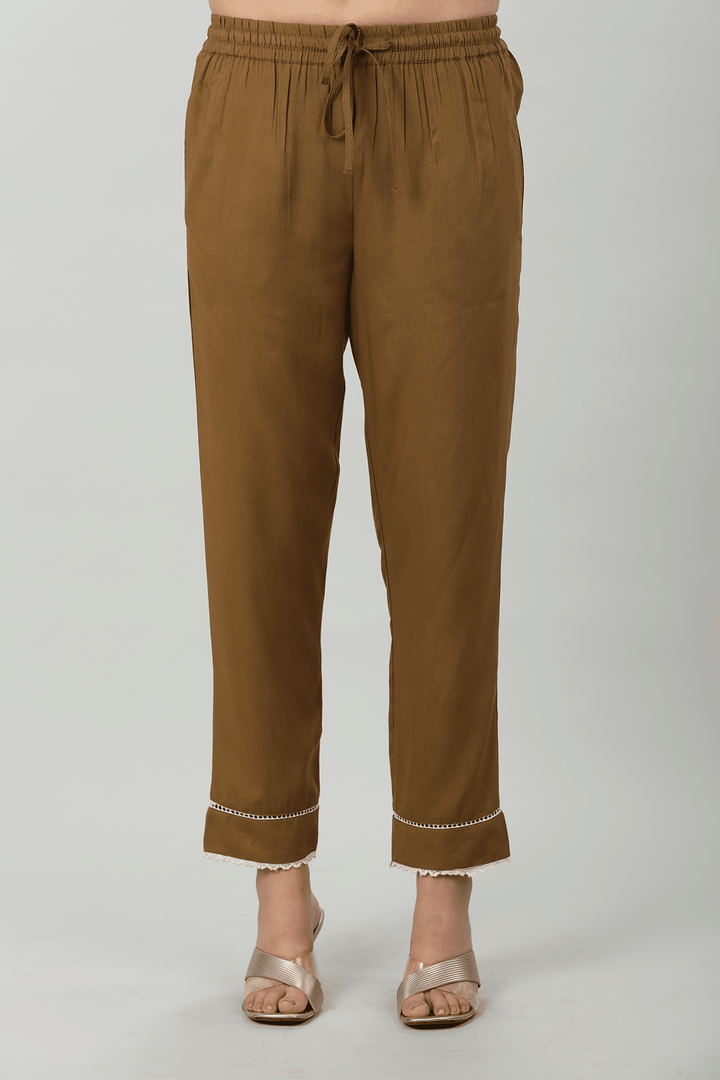 Solid Rayon Palazzo
