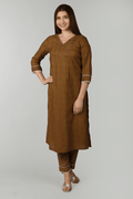 Jacquard Pintuck Kurti