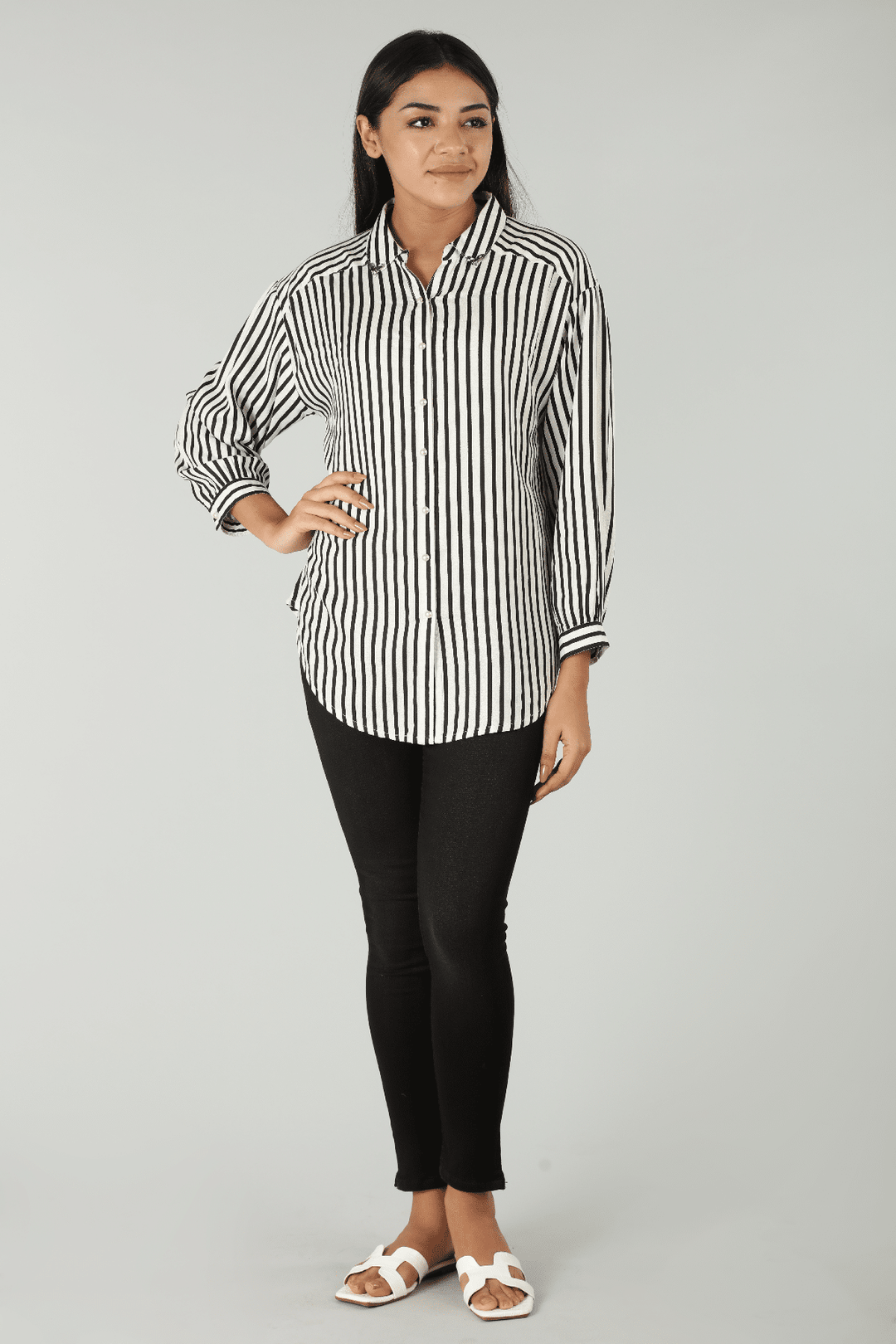 Sleek Striped Shirt