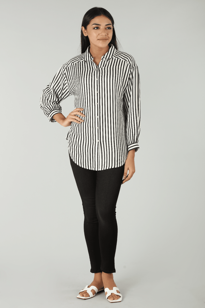 Sleek Striped Shirt