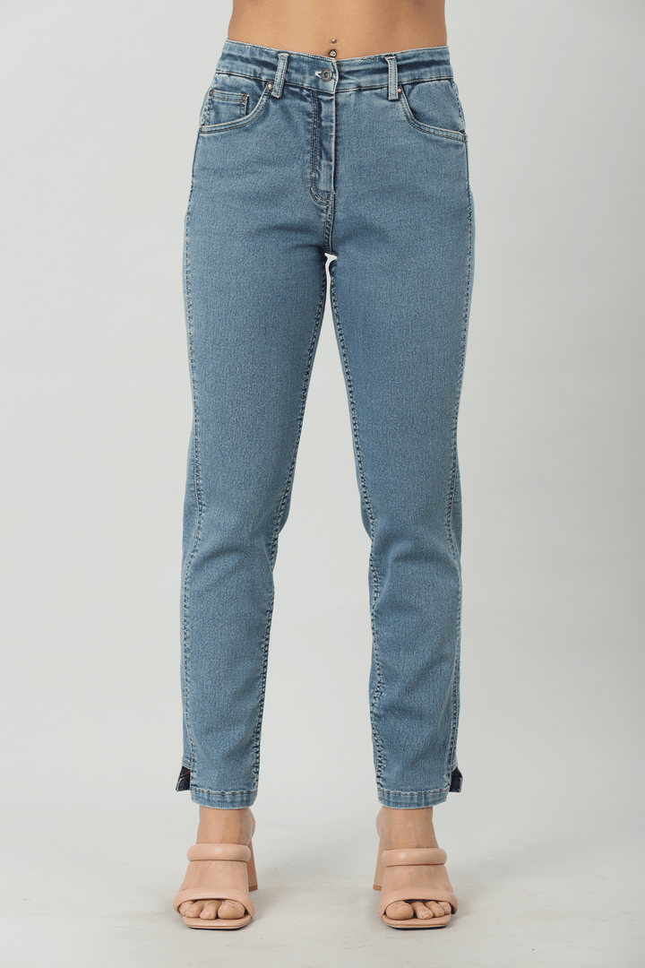 Blue Ankle Fit Denim