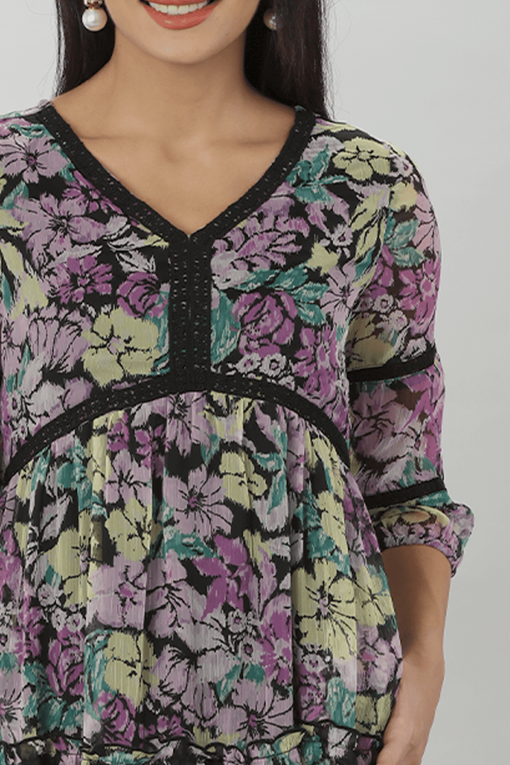 Purple Haze Chiffon Dress