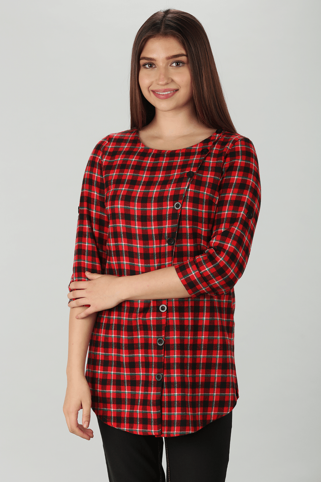 Checks Red Top