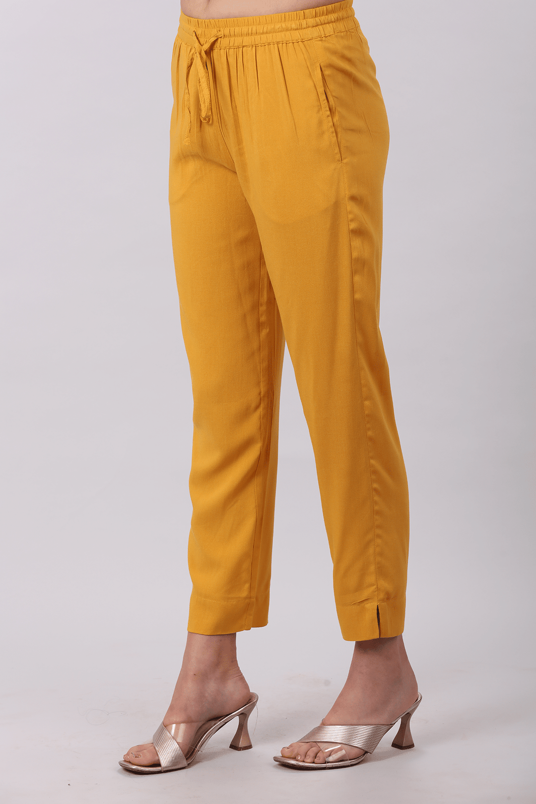 Orange Sway Rayon Palazzo