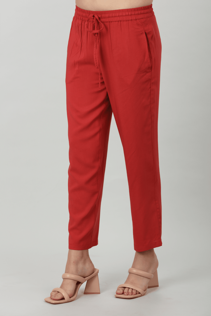Bold Red Palazzo
