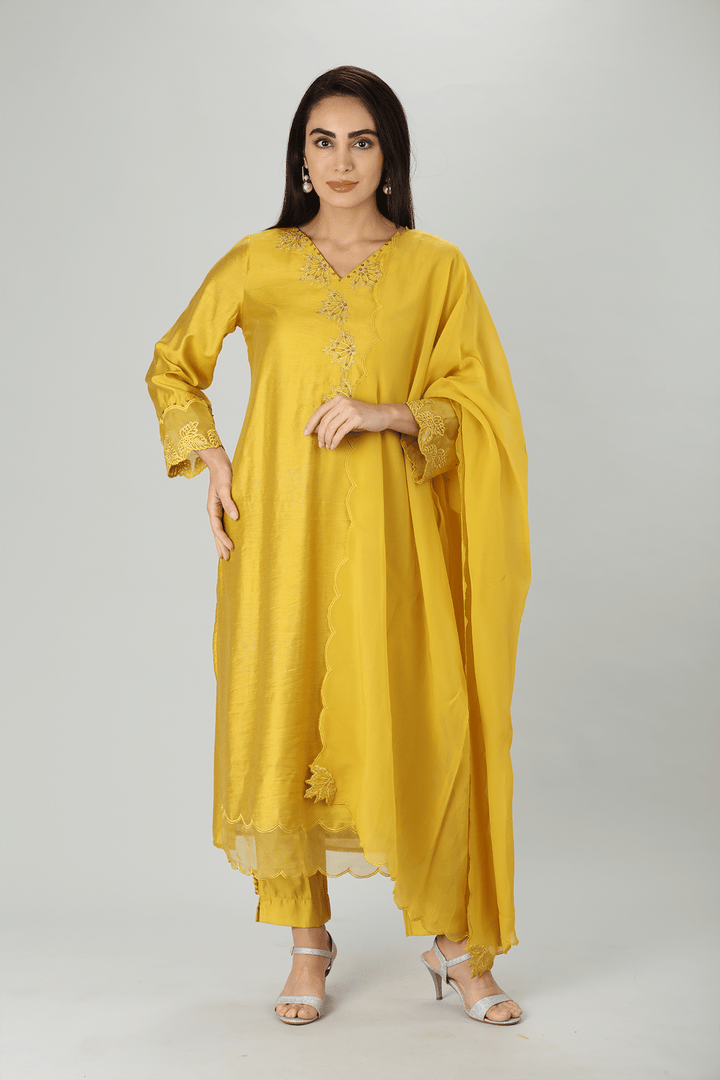 Golden Dazzle Kurti