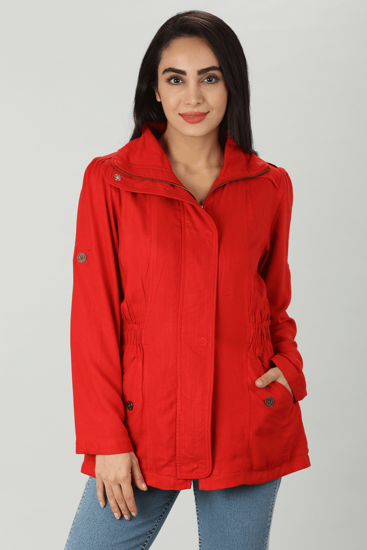 Cranberry Tencel Jacket