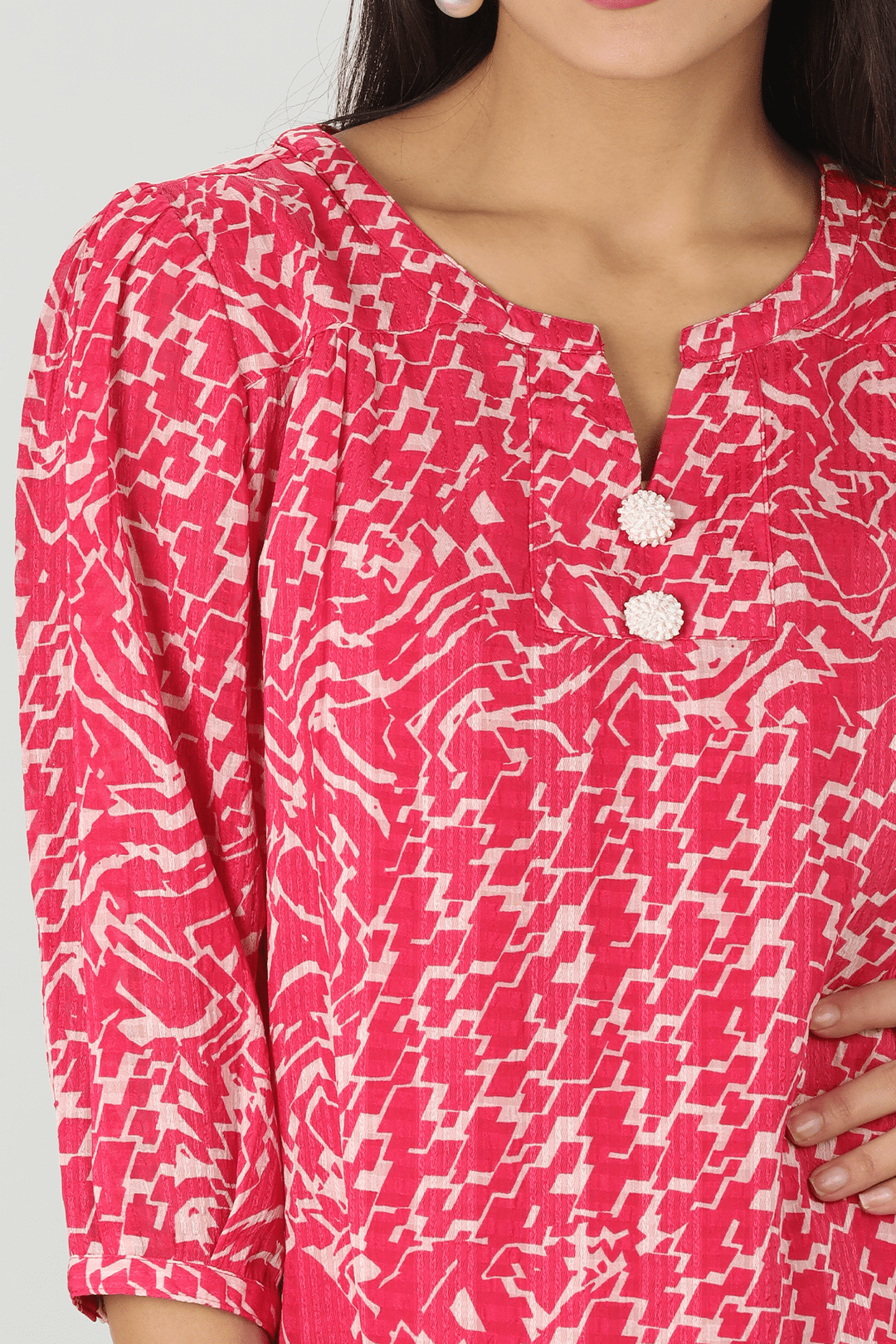 Chiffon Pink Top