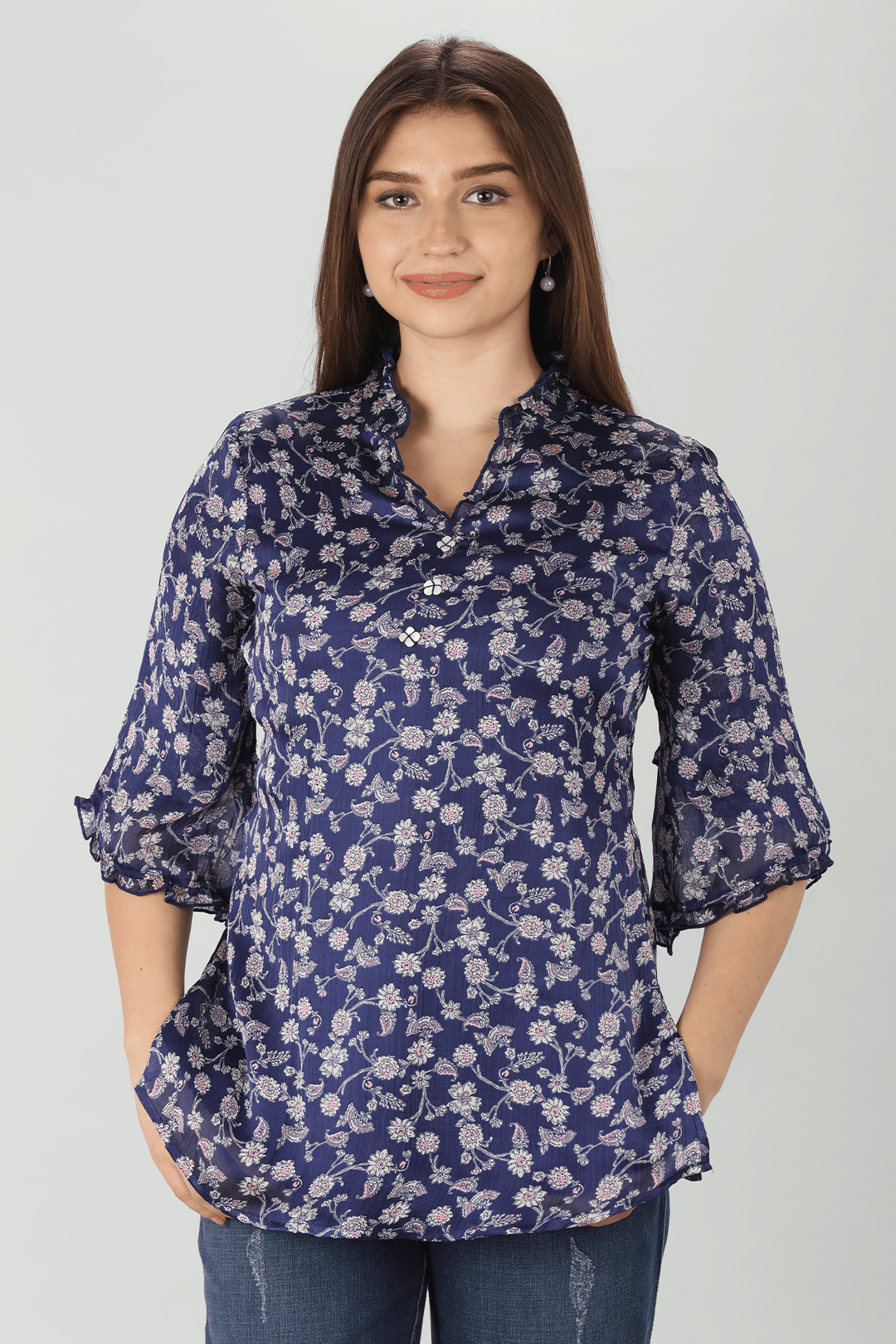 Bellflower Chiffon Top