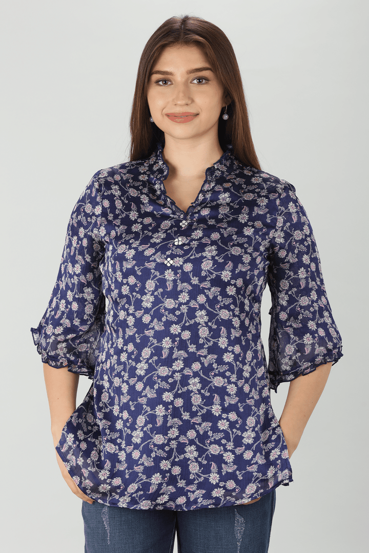 Bellflower Chiffon Top
