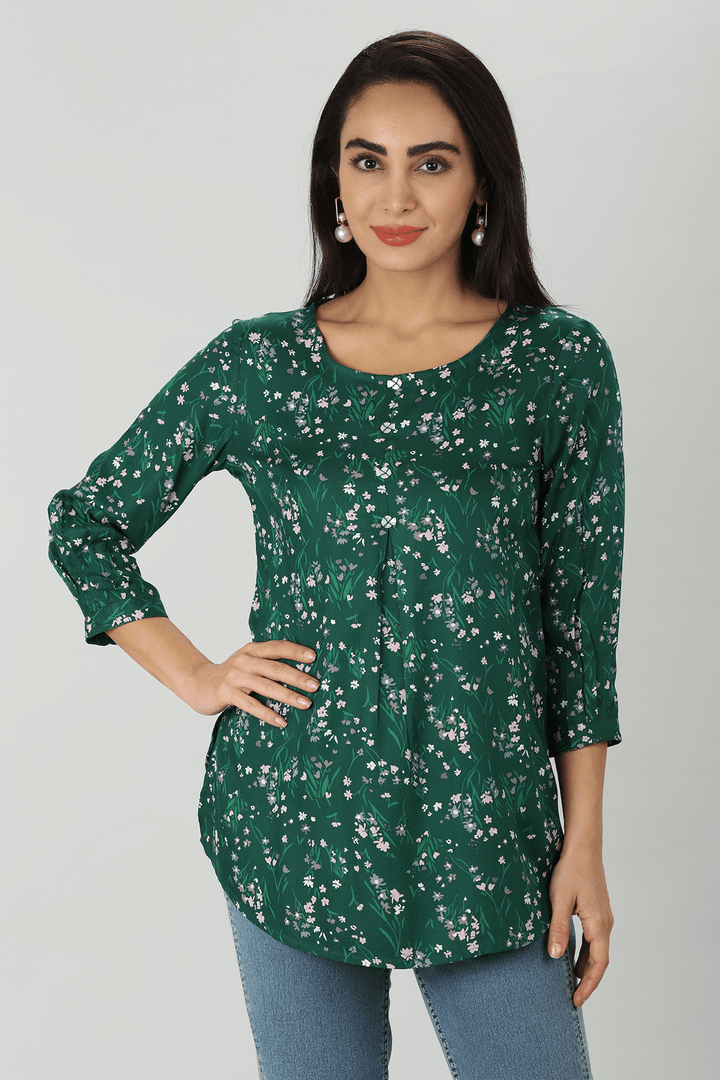 Pistachio Rayon Top