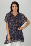 Floral Chiffon Kimono Top