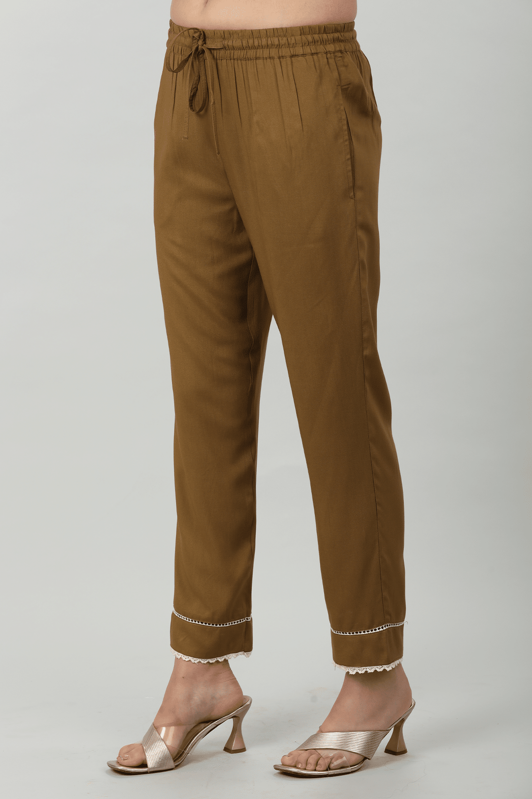 Solid Rayon Palazzo