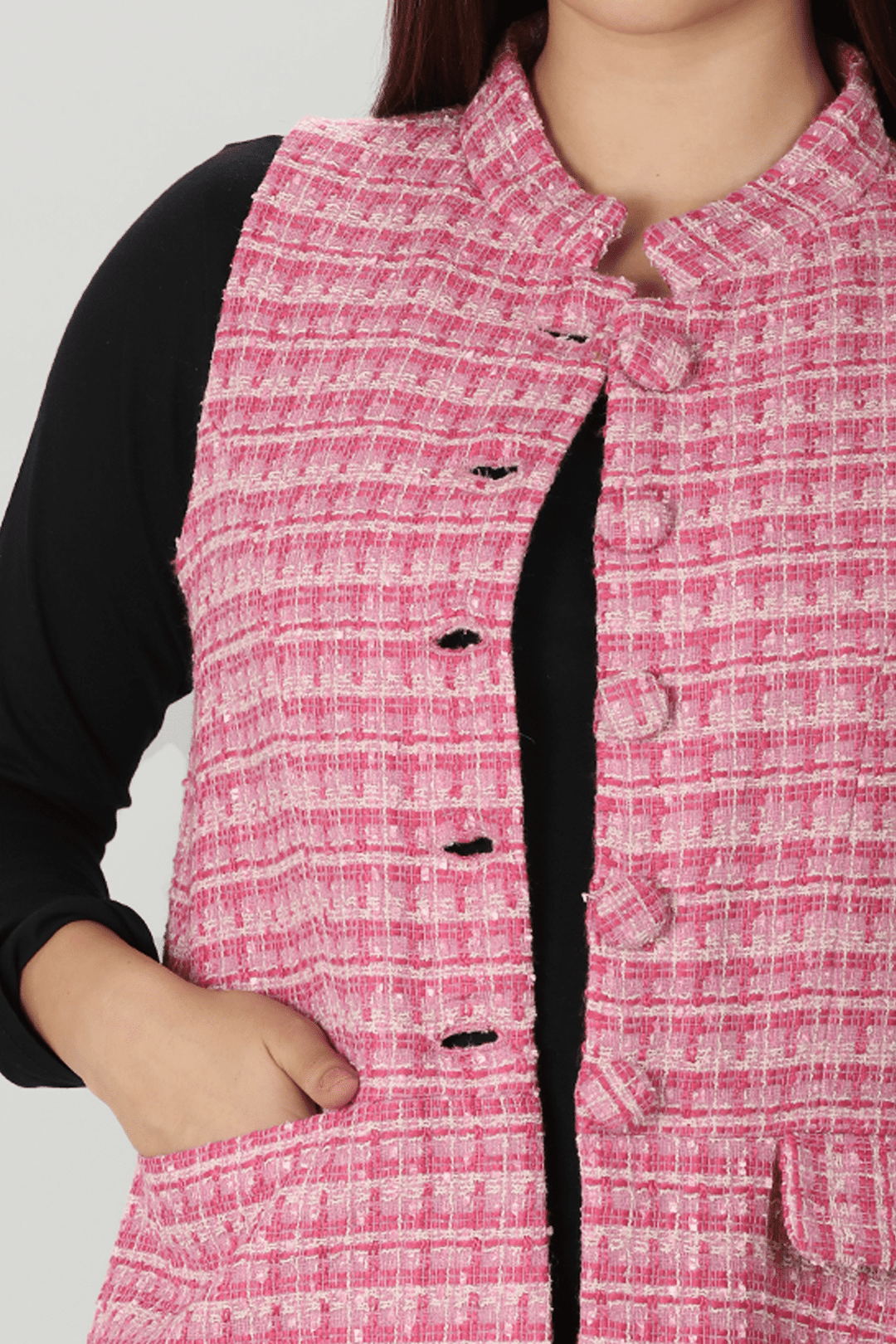 Rosette Textured Jacket