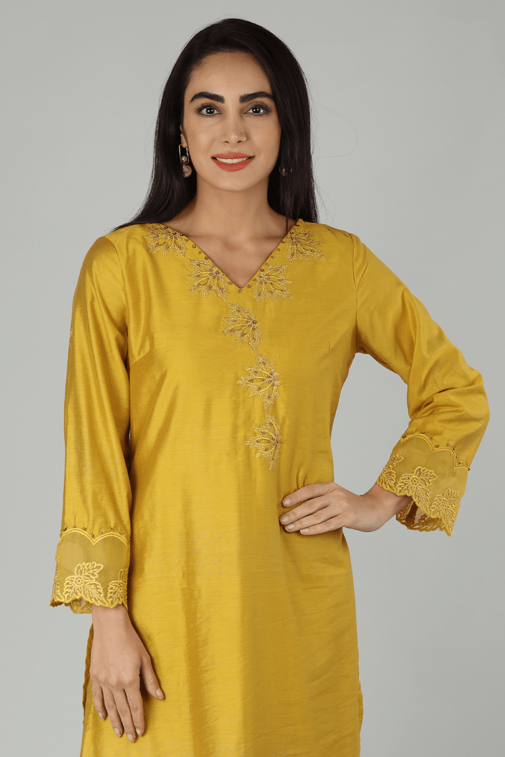 Golden Dazzle Kurti