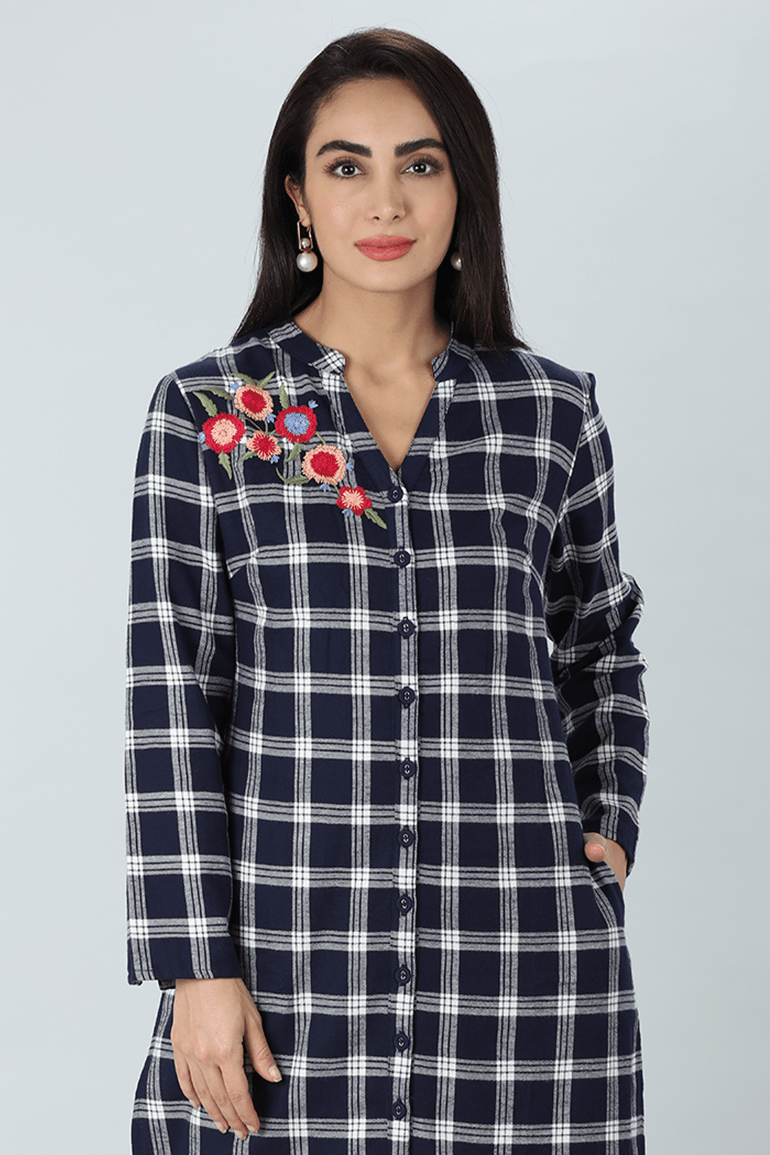 Blue Color Kurti