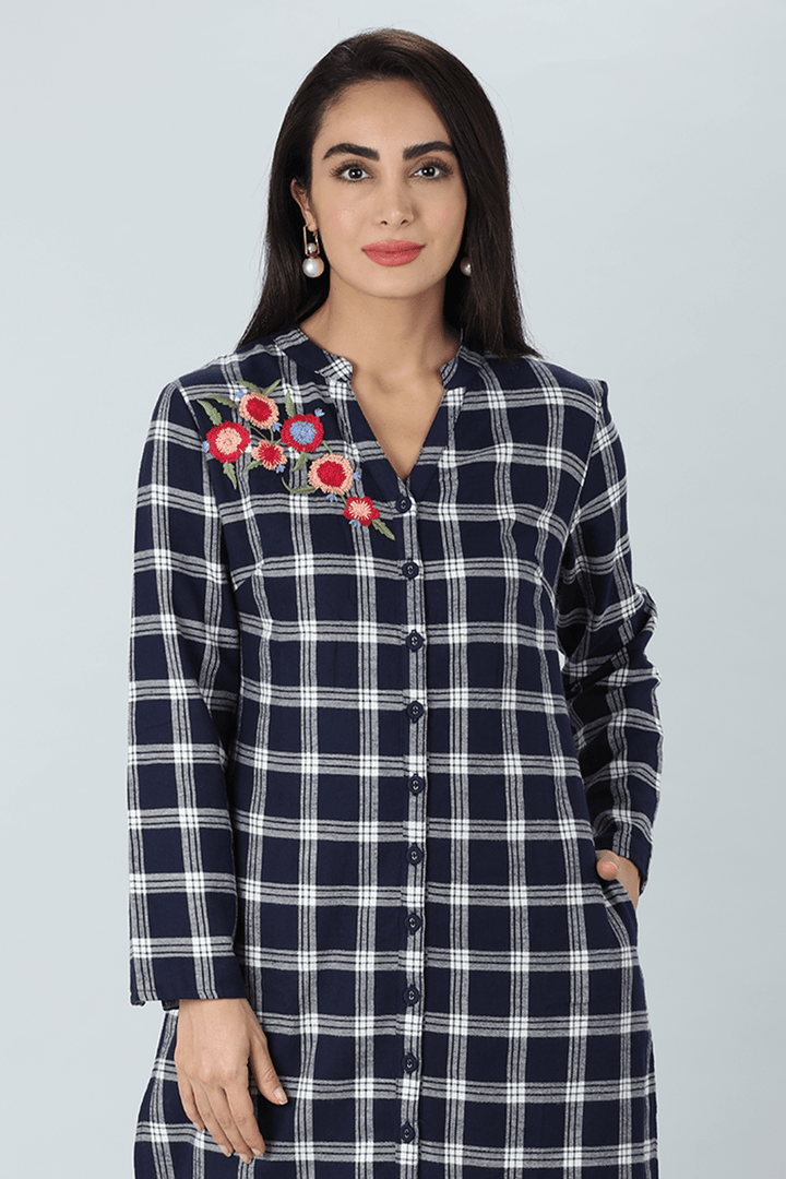 Blue Color Kurti