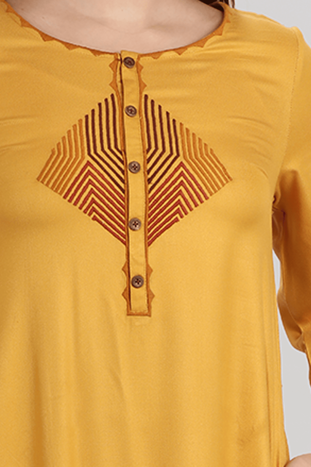 Sunlit Embroidered Kurti