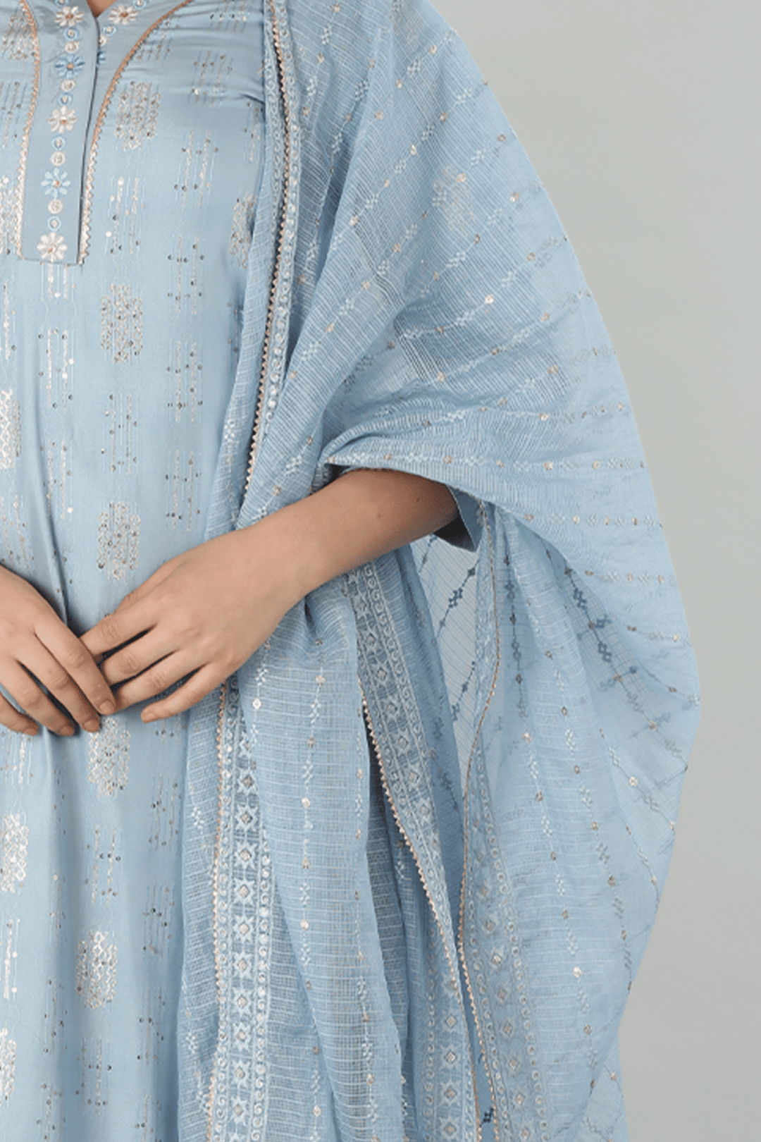 Radiant Blue Dupatta