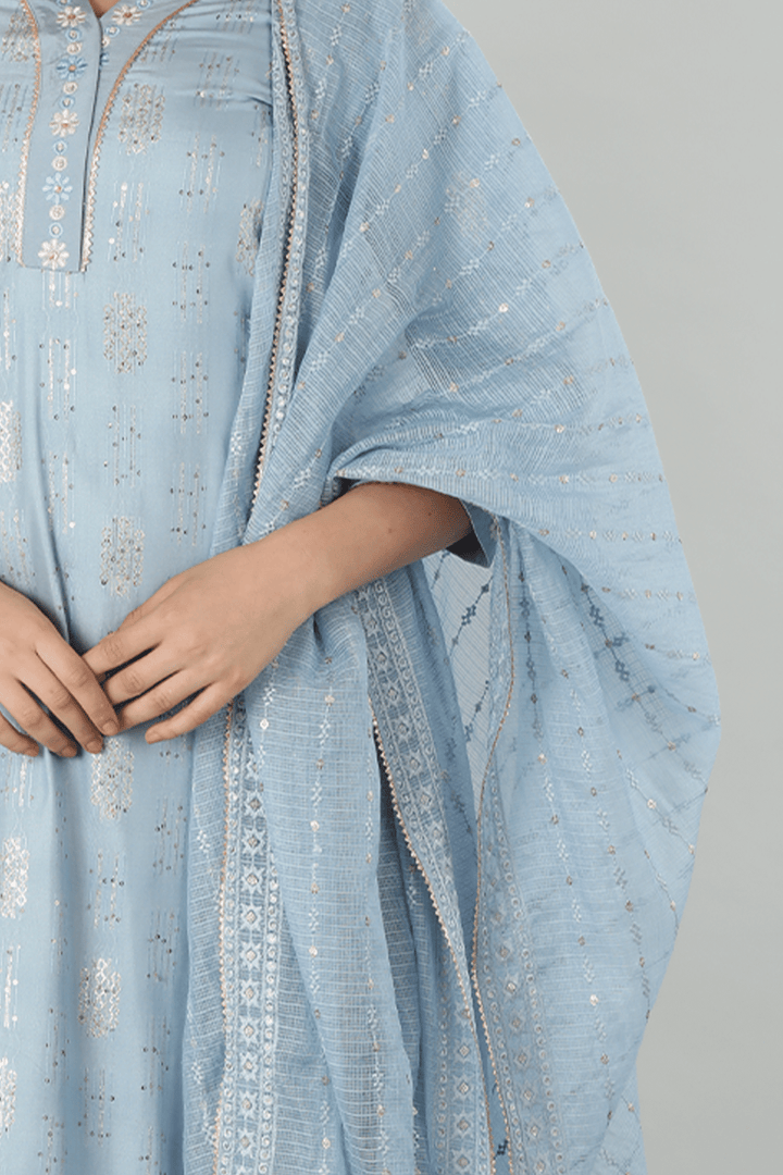 Radiant Blue Dupatta