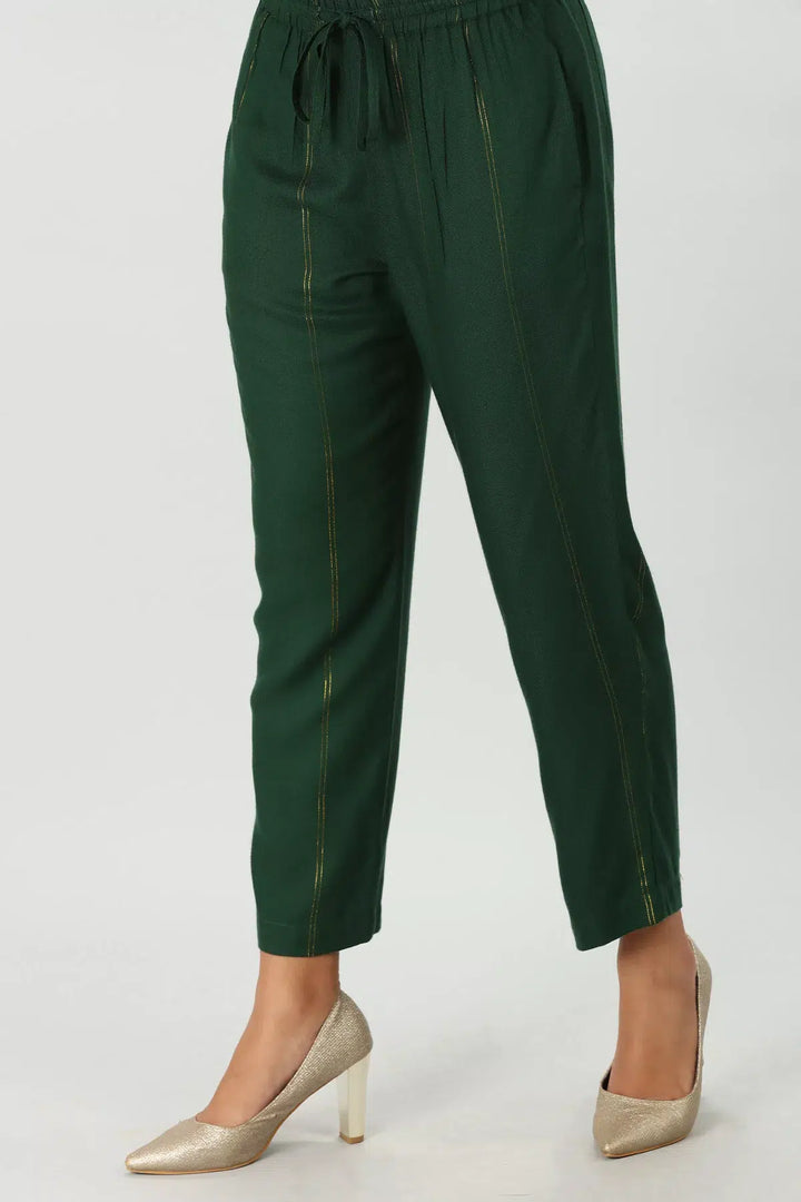 Fern Rayon Twill Palazzo