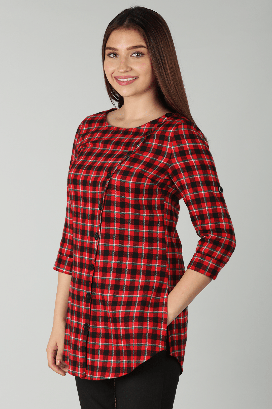 Checks Red Top