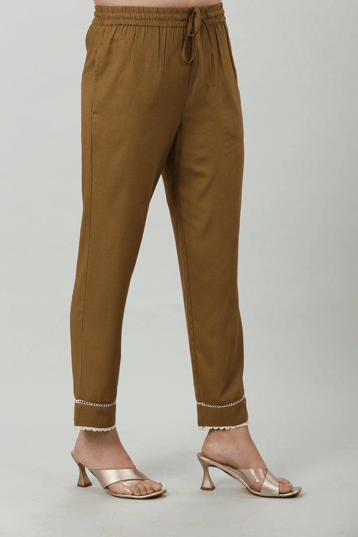 Solid Rayon Palazzo