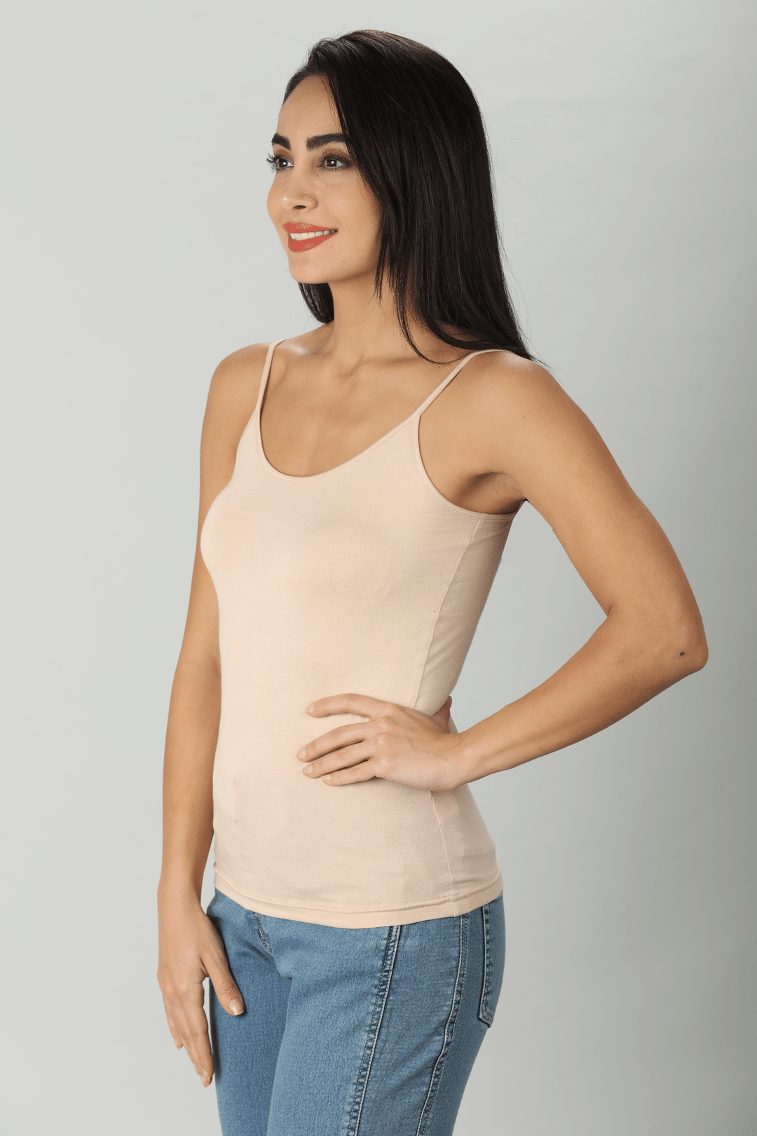 Featherlight Jersey Cream Camisole